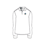 Polo manga larga blanco